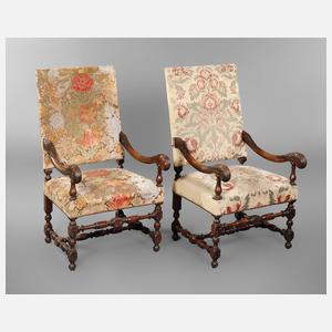 Paar Armlehnsessel Historismus