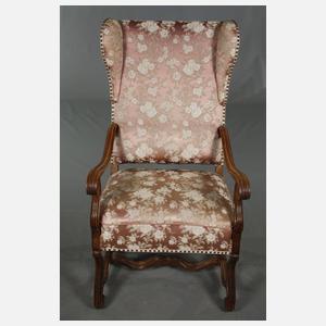 Barocker Ohrensessel