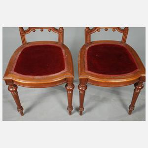 Paar Salonstühle Historismus