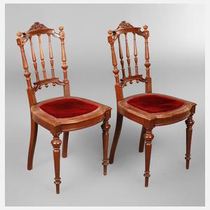 Paar Salonstühle Historismus