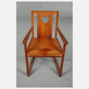 Armlehnstuhl Ludwig Hohlwein attr.