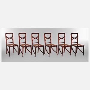 Sechs Stühle Maison Édouard Diot