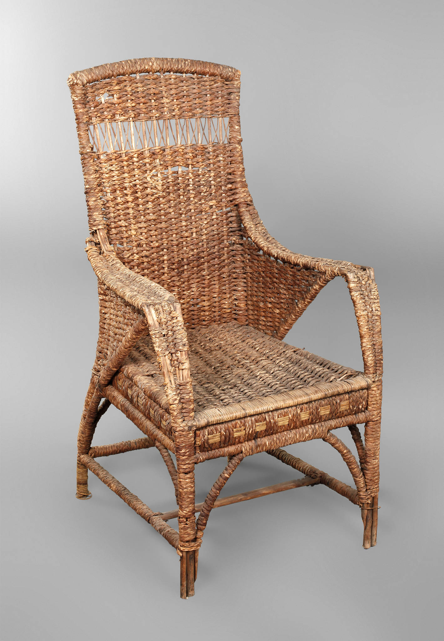 Korbsessel Jugendstil