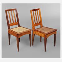 Richard Riemerschmid zwei Stühle Mahagoni111