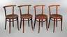 Vier Kaffeehausstühle