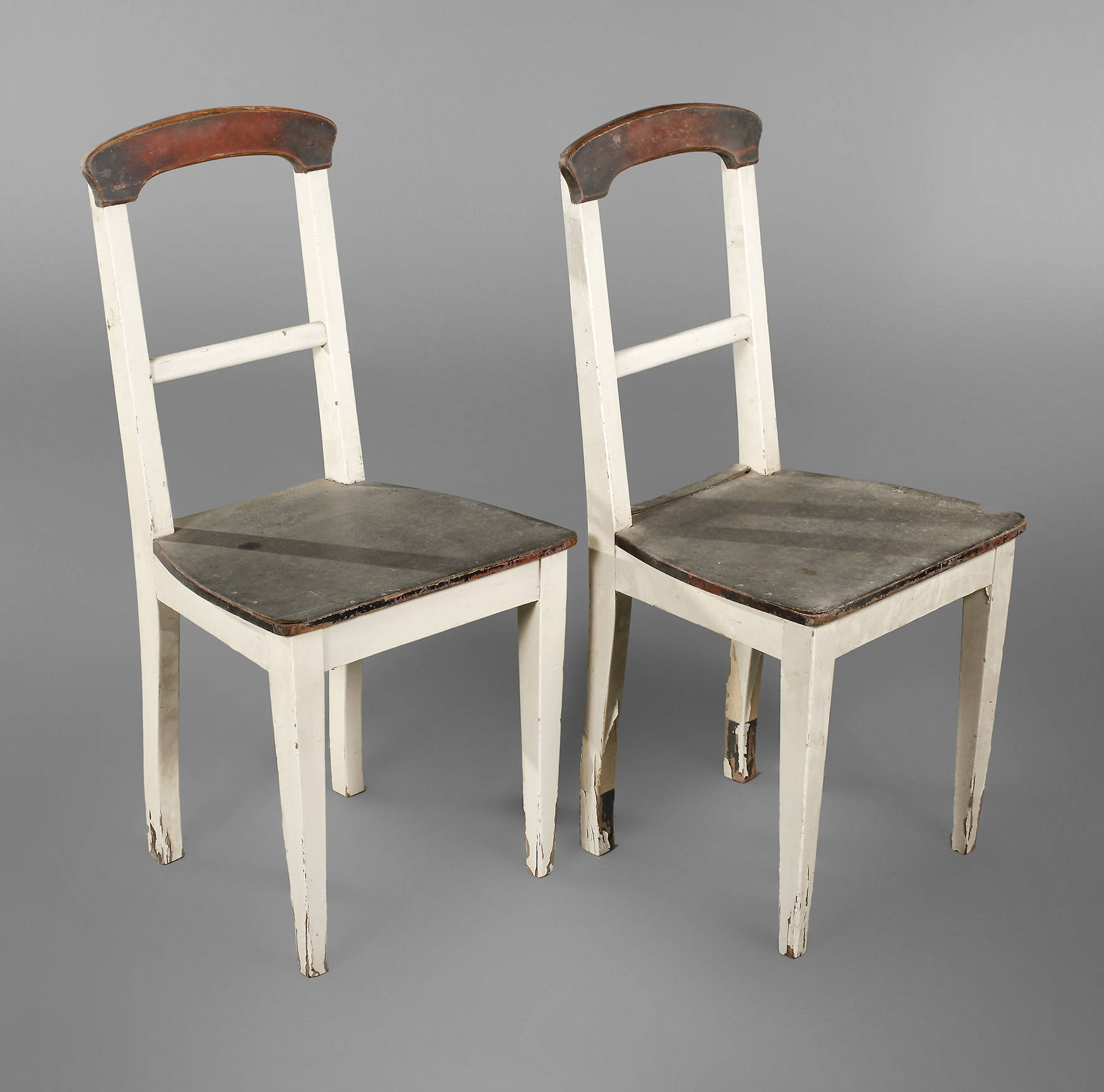 Paar Küchenstühle Jugendstil