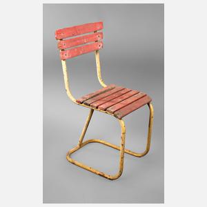 Gartenstuhl Stahlrohr