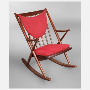 Schaukelstuhl Teakholz