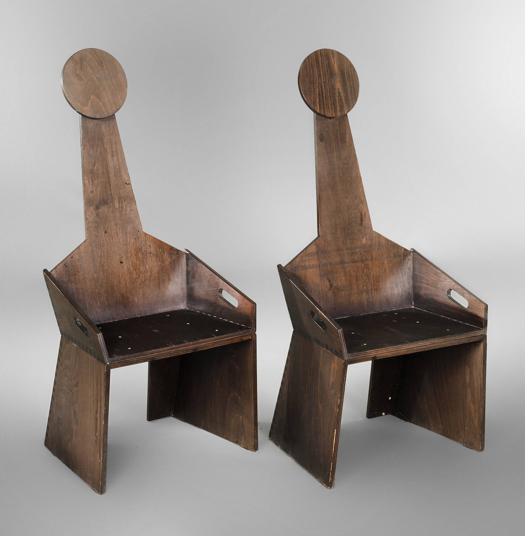 Paar Hochlehnstühle