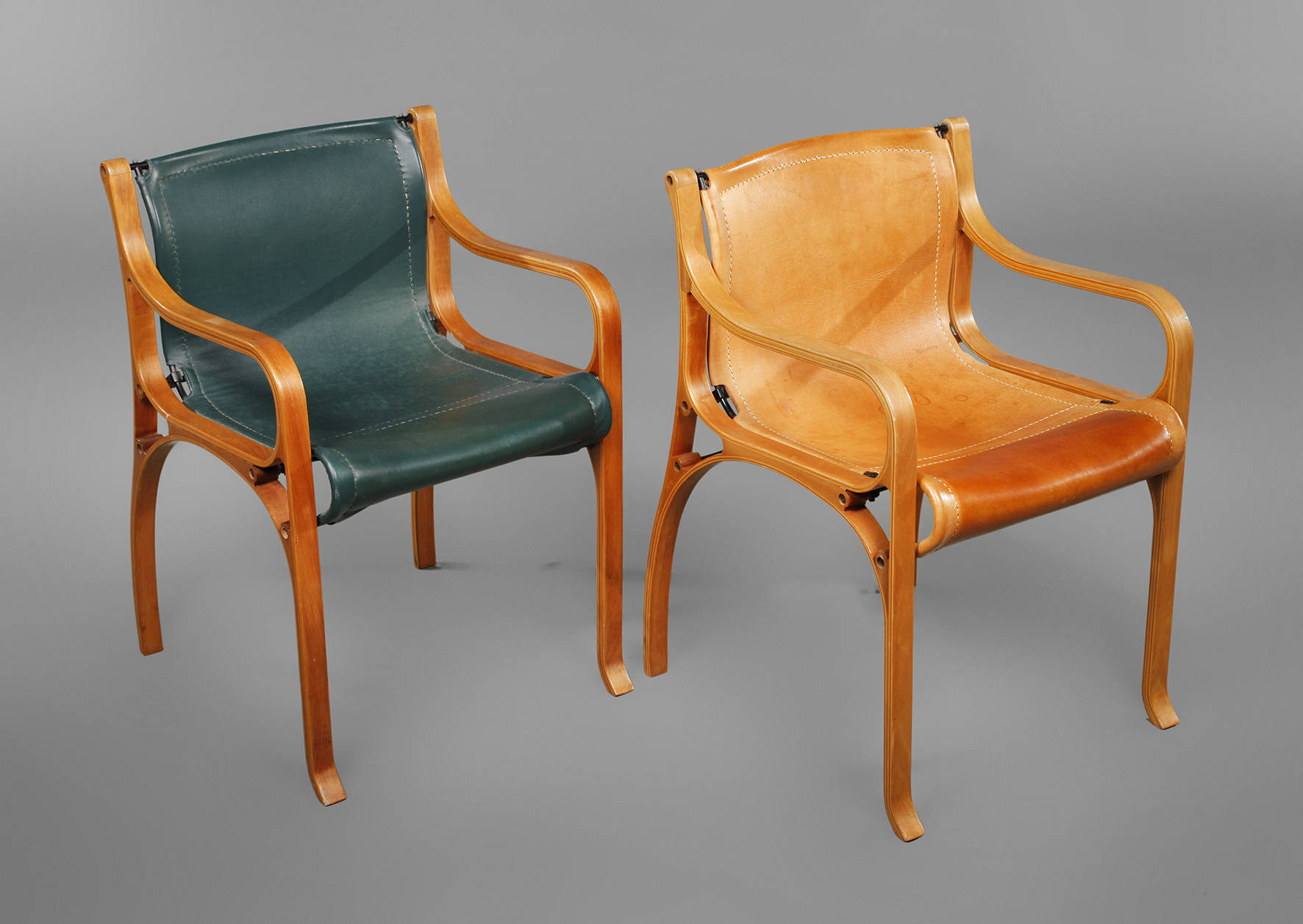 Paar Armlehnstühle Cristián Valdés