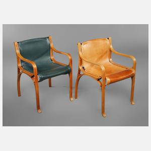 Paar Armlehnstühle Cristián Valdés