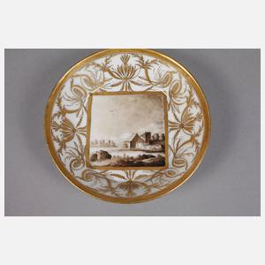 Ansichtentasse Biedermeier