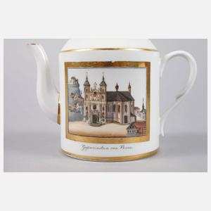 Biedermeier-Ansichtenkanne Gößweinstein
