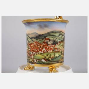 Biedermeier-Ansichtentasse Ruhla