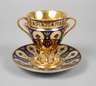 Biedermeier-Doppelhenkeltasse
