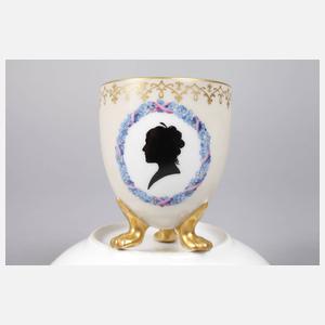 Biedermeier-Portraittasse