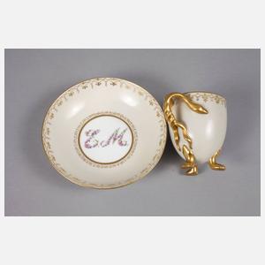 Biedermeier-Portraittasse