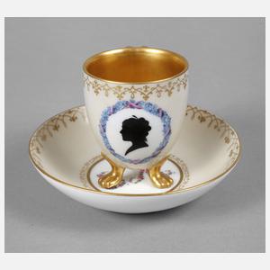 Biedermeier-Portraittasse