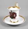 Biedermeier-Wappentasse
