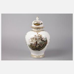 Dresden Deckelvase