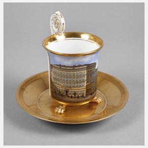 KPM Berlin Biedermeiertasse ”British Hotel”