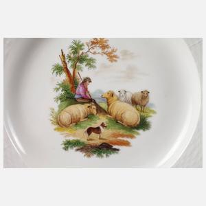 KPM Berlin Teller Biedermeier