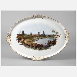 Meissen Teichert Ansichtenplatte Dresden