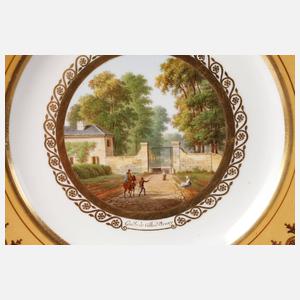 Sevres Teller Biedermeier