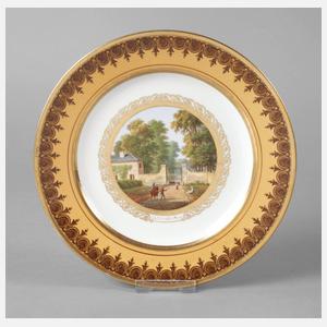 Sevres Teller Biedermeier