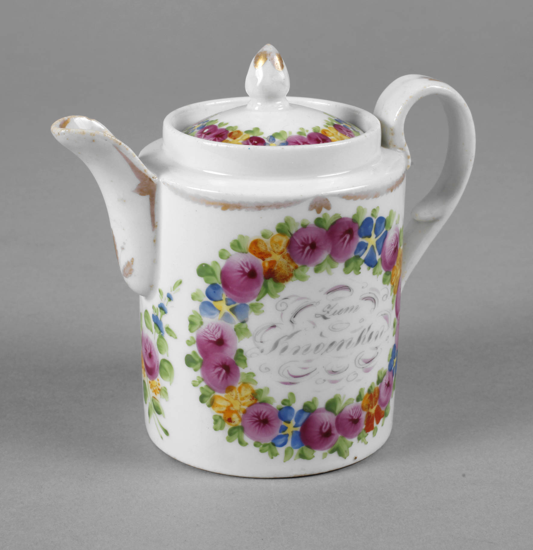 Biedermeierkännchen ”Aus Freundschaft”