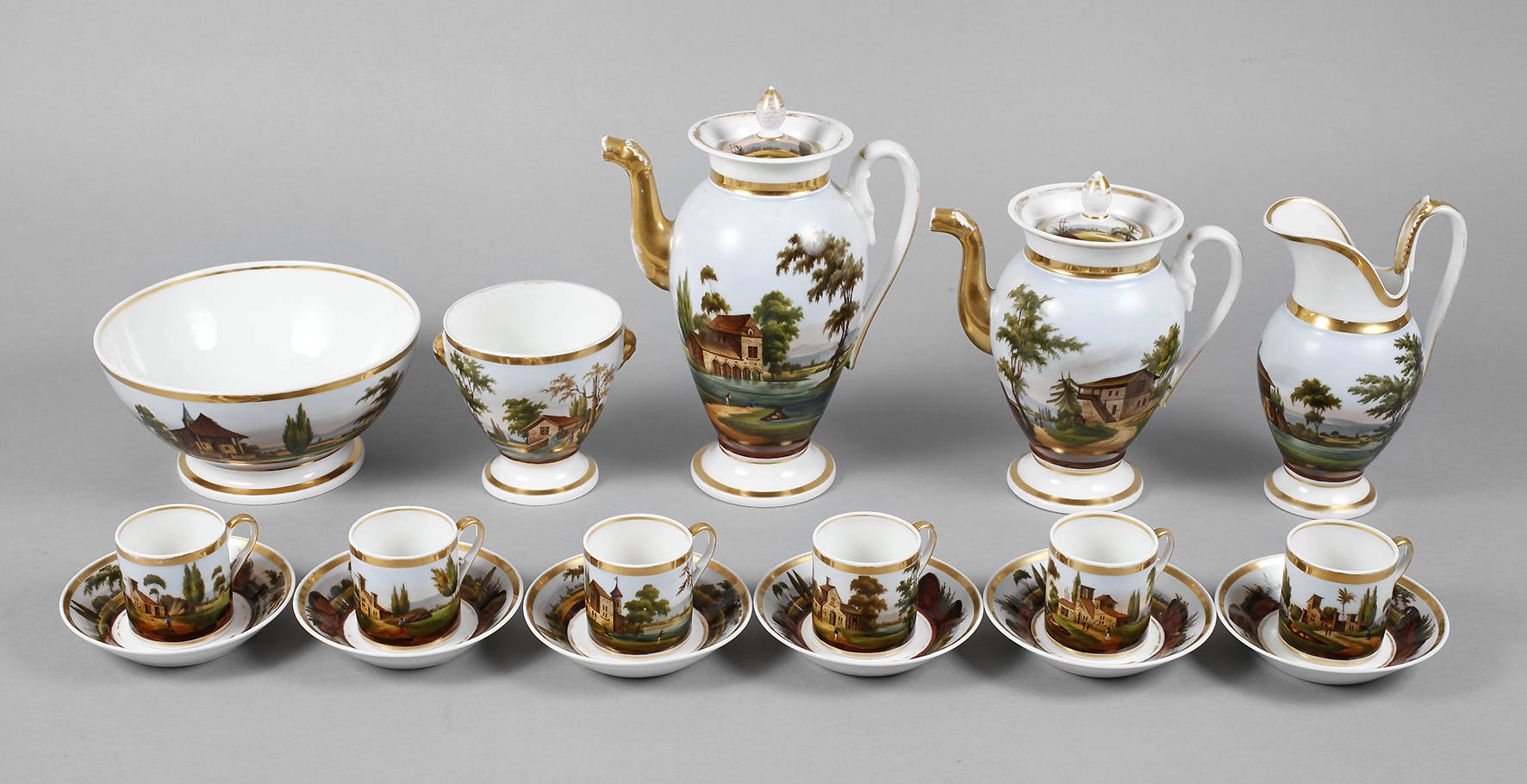 Biedermeier-Kaffeeservice