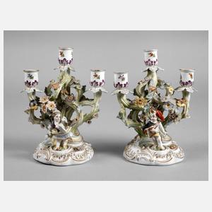 Dresden zwei figürliche Leuchter