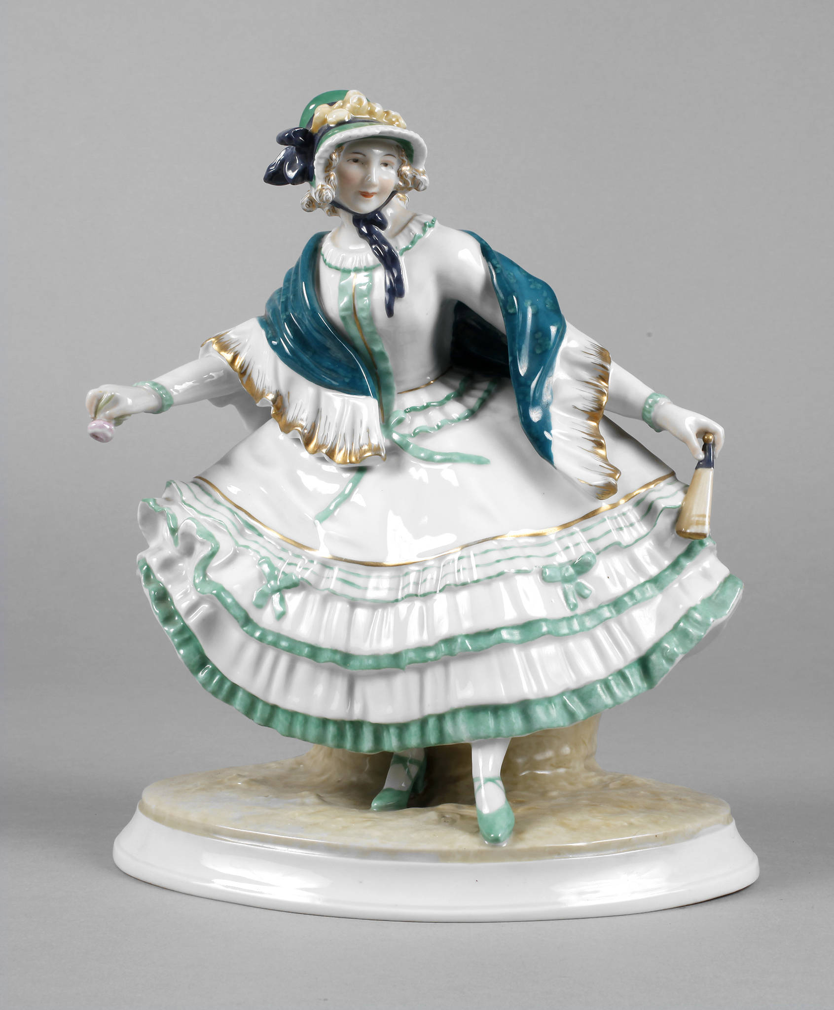 Ens Volkstedt Tänzerin Biedermeier