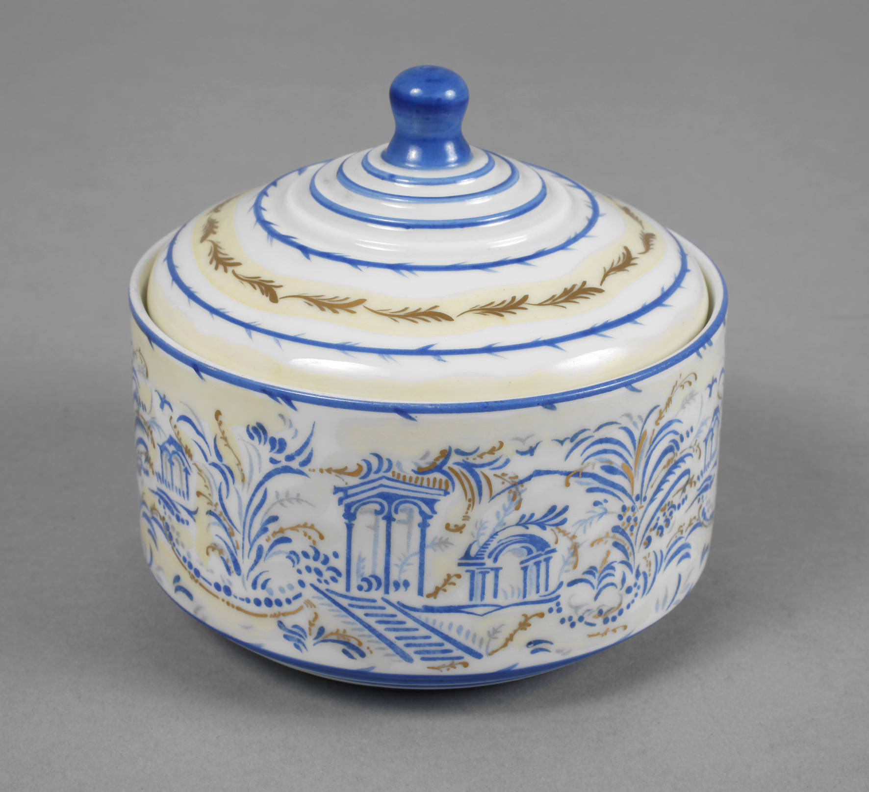 Fraureuth Deckeldose Art déco