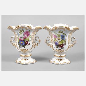 Gotha Paar Amphorenvasen