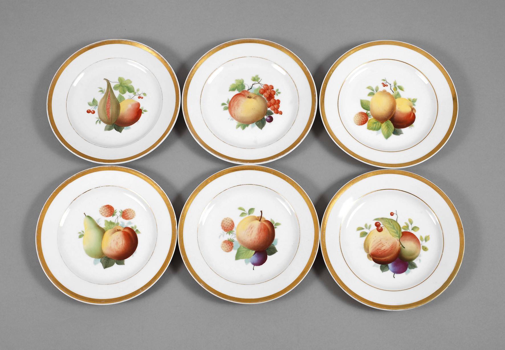 Gotha sechs Obstteller