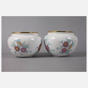 Gräf & Krippner zwei Cachepots Art déco