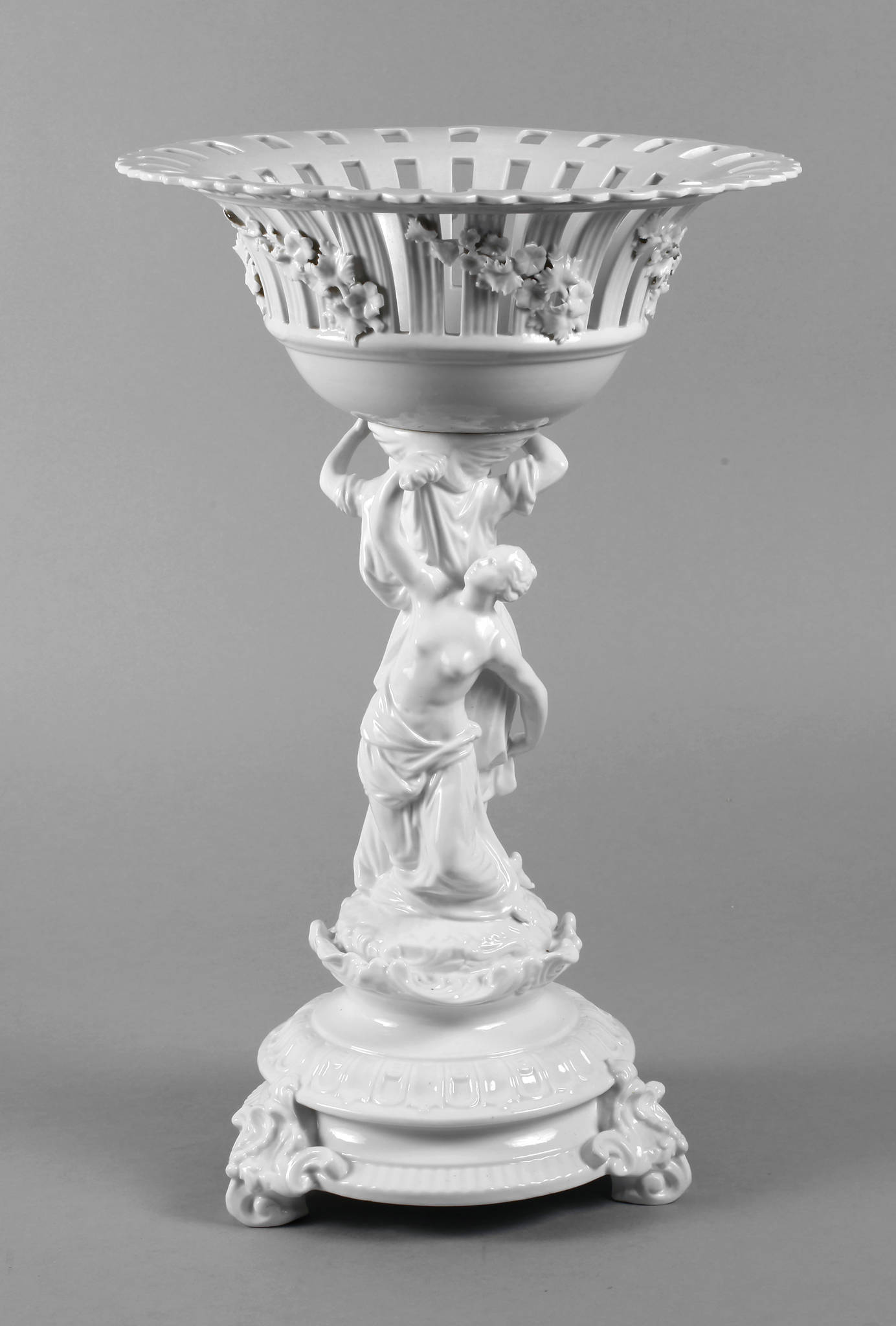 Großer figürlicher Tafelaufsatz