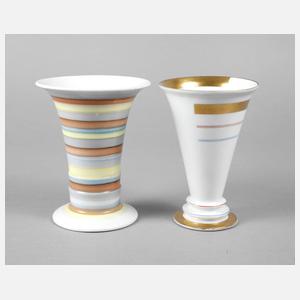 Kaestner zwei Vasen Art déco