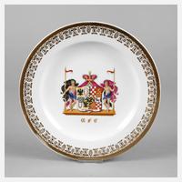 KPM  Wappenteller des Fürstentums Schwarzburg-Rudolstadt111