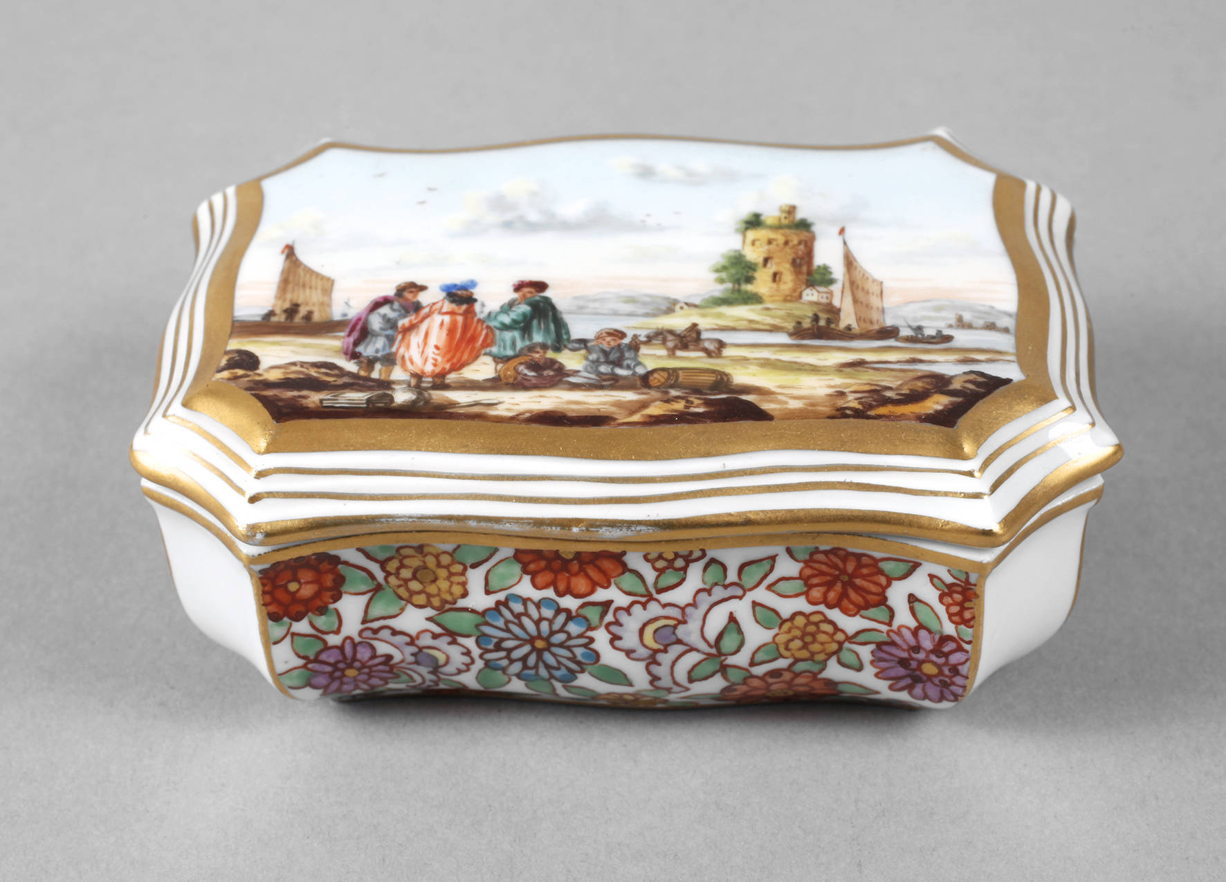 Meissen feine Streichholzdose