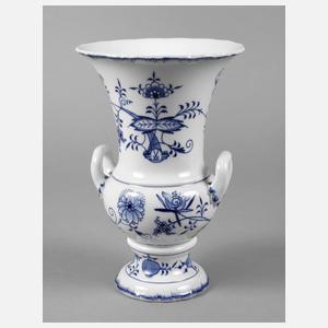Meissen Kratervase Zwiebelmuster