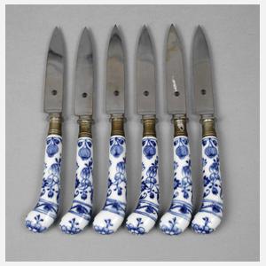 Meissen sechs Austernmesser
