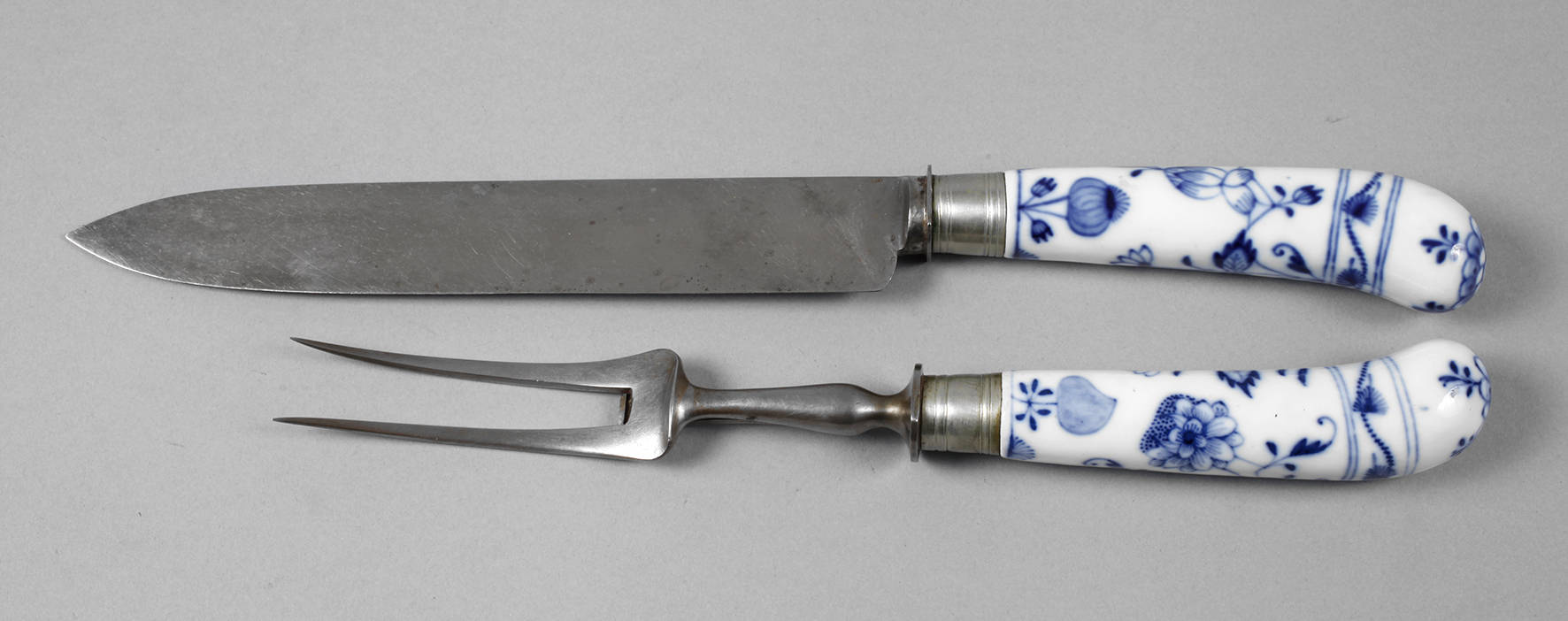 Meissen Tranchierbesteck Zwiebelmuster