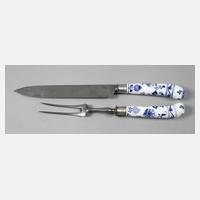 Meissen Tranchierbesteck Zwiebelmuster111