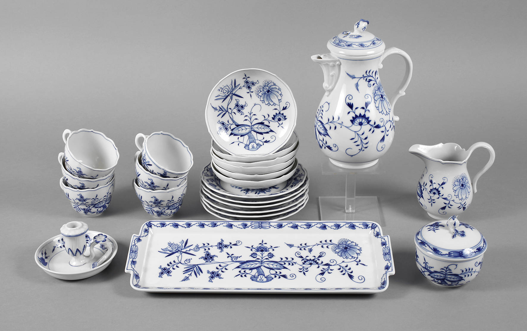 Meissen Kaffeeservice Zwiebelmuster