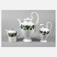 Meissen drei Kannen Weinlaubdekor111