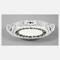 Meissen Flechtrandschale Weinlaubdekor111