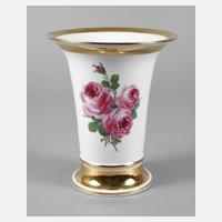Meissen Kratervase ”Rote Rose”111