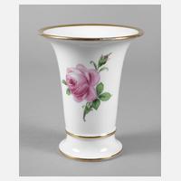Meissen Kratervase ”Rote Rose”111
